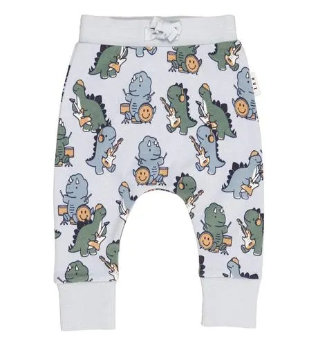 Huxbaby Dino Band Drop Crotch Pant
