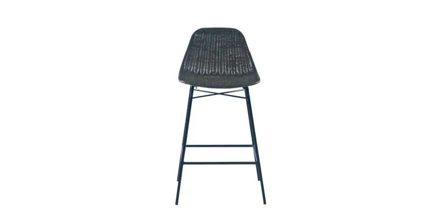Korina Rattan Bar Stool