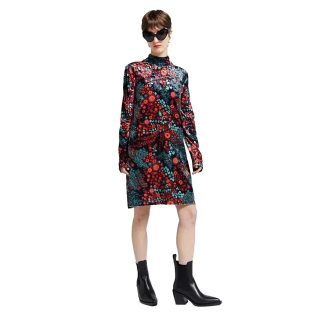 Karen Walker Electric Velvet Dress