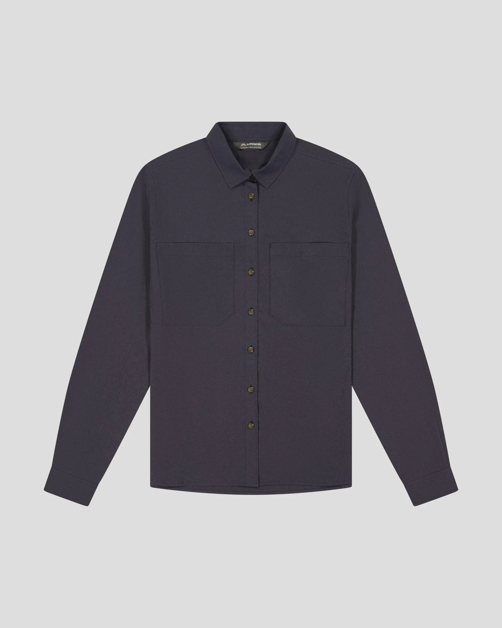 Women’s Flight Stretch Long Sleeve Shirt - Washed Black