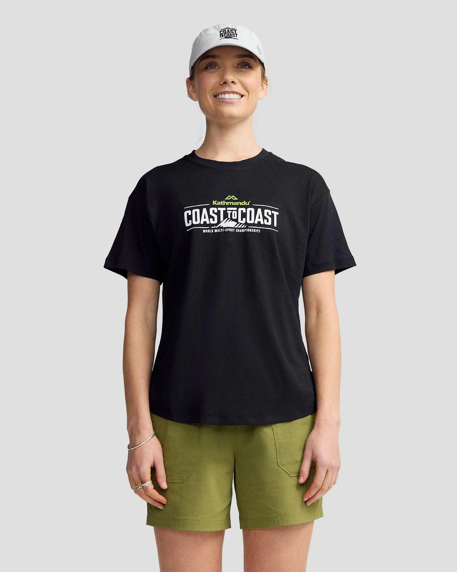 Coast To Coast - Women's Solid Organic Cotton Tee - Black/Black