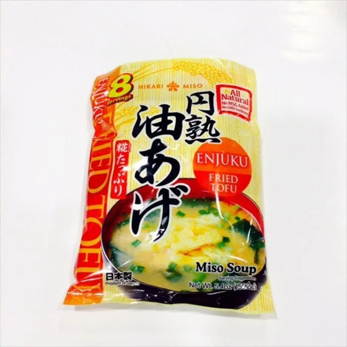 HIKARI MISO / ALL NATURAL MISO SOUP 8P FRIED BEAN CURD 155.2g