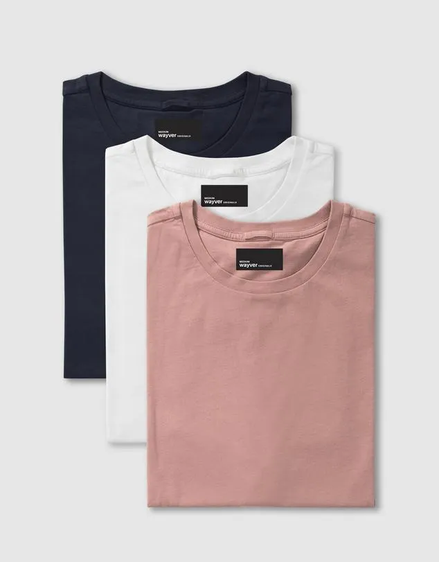 The Essential Crew Tee 3-Pack