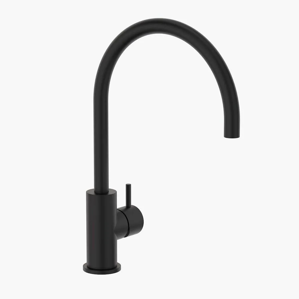 Round Pin Sink Mixer Matte Black CL10006.B4A