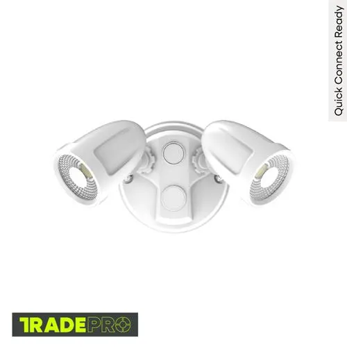 Ultra 30W 4000K Ip65 White Led Twin Flood Light