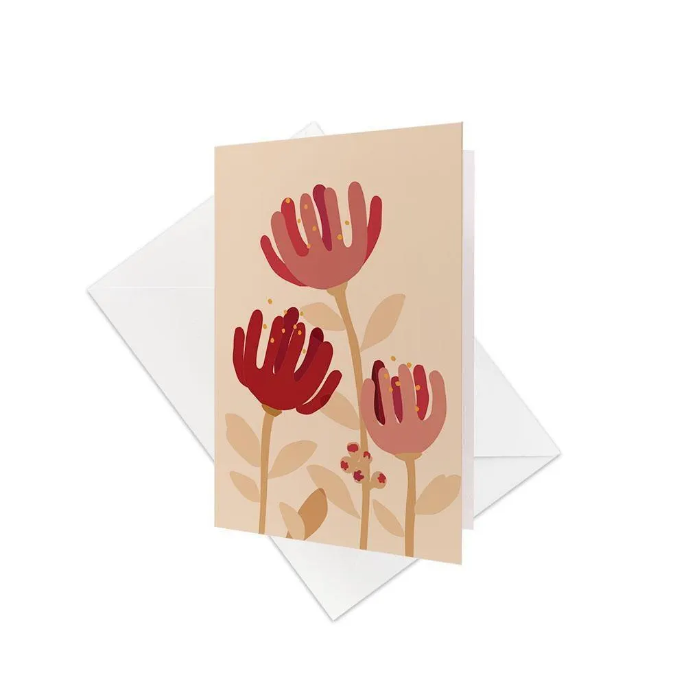 Pohutukawa - Mini Gift Card & Envelope (6 Pack)
