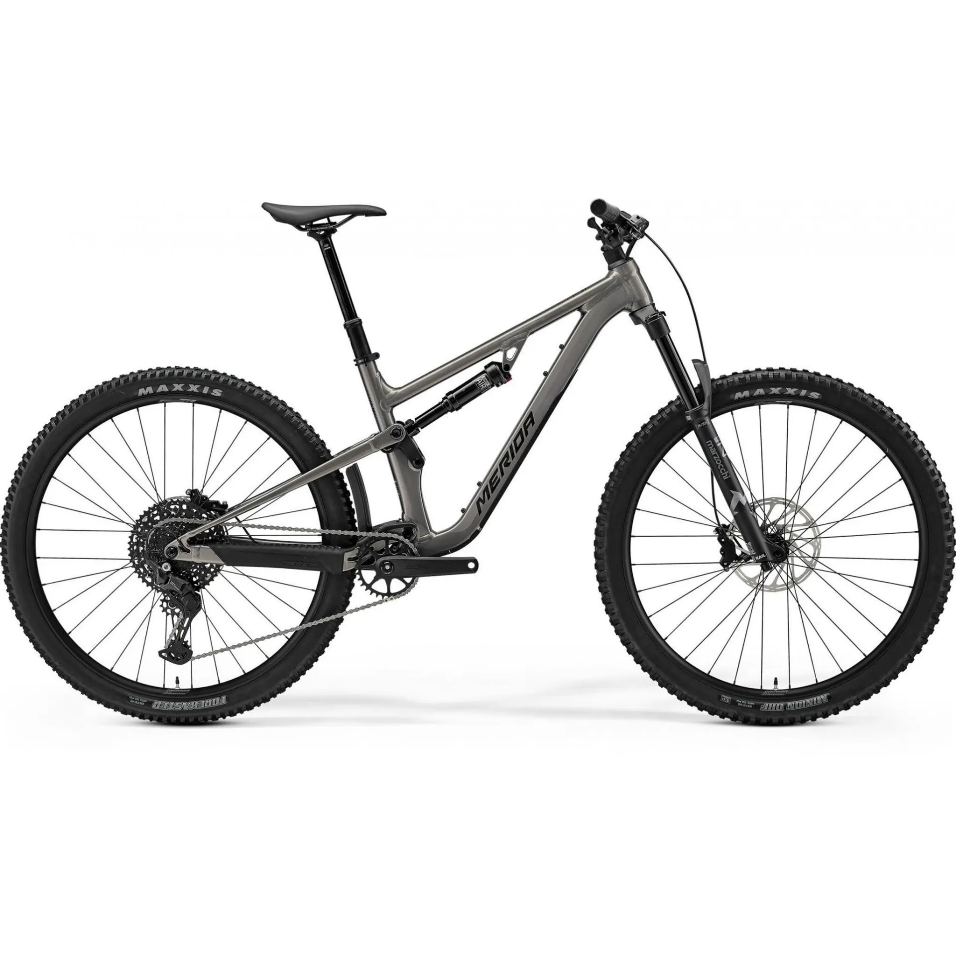 Merida One Forty 400 Trail Bike Warm Slate Grey/Golden Black