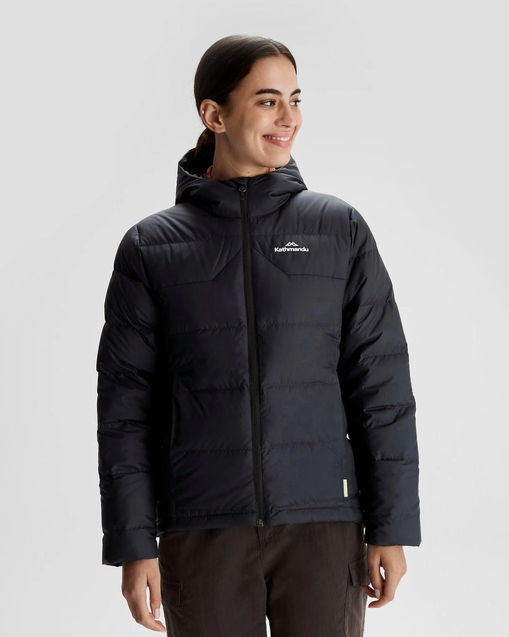 Women's Epiq Hooded Down Jacket - Black/Black