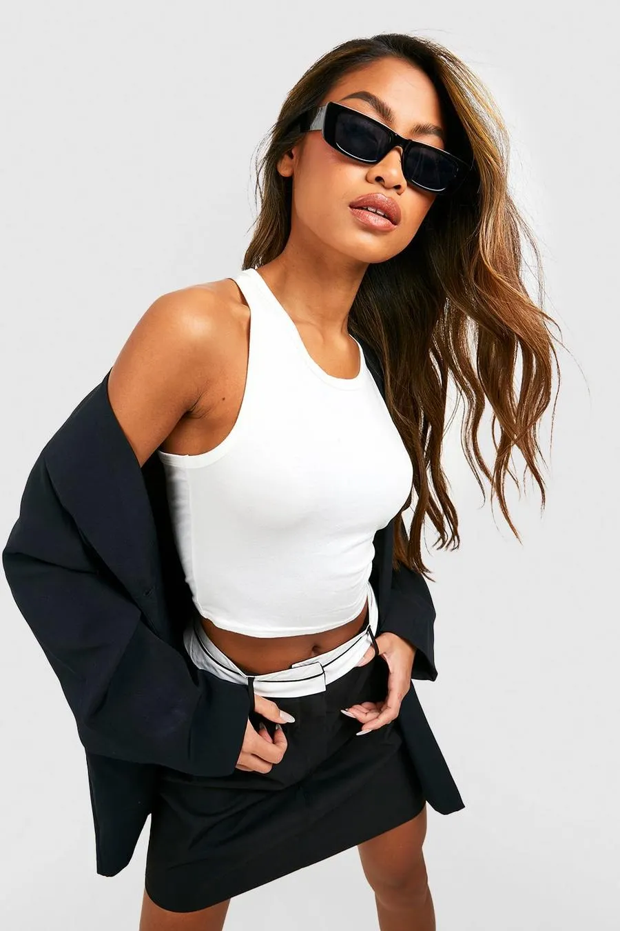 Racer Crop Top