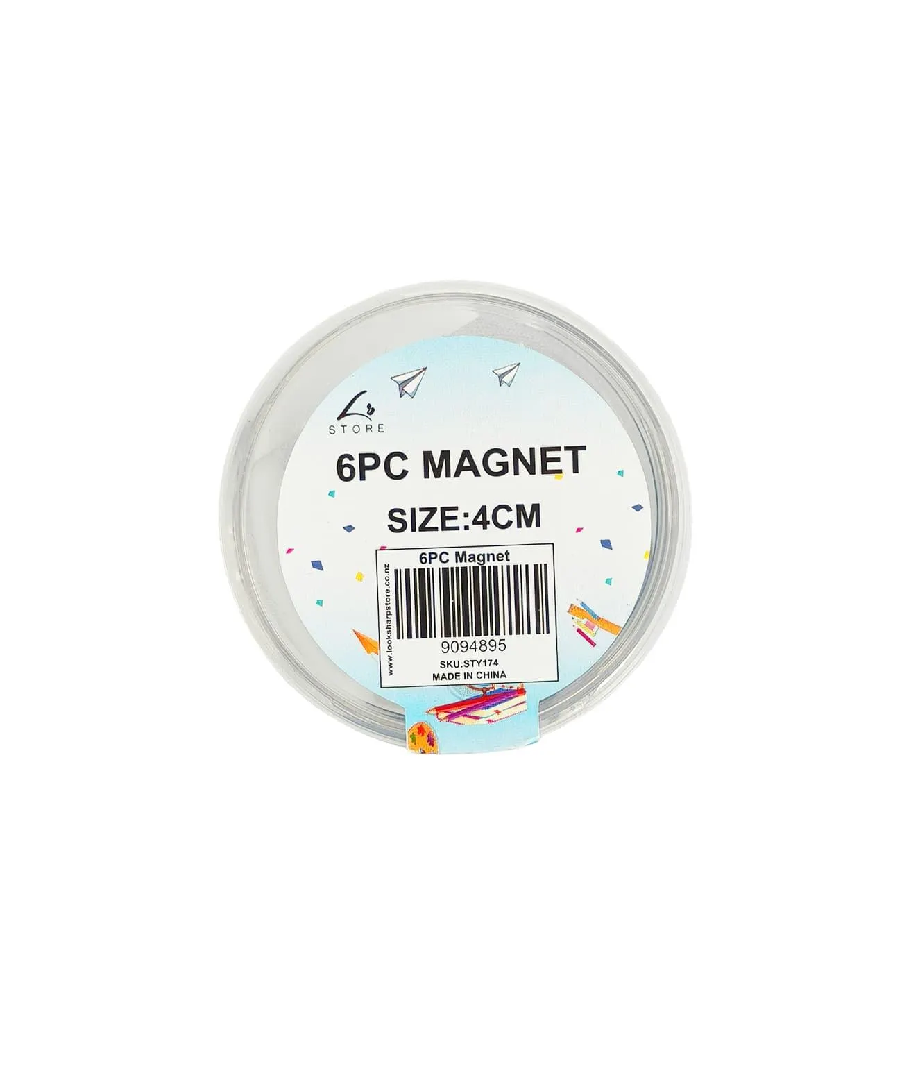Magnet 6pc 4cm