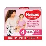 Huggies Ultra Dry Size 4 Girl- 144 Nappies