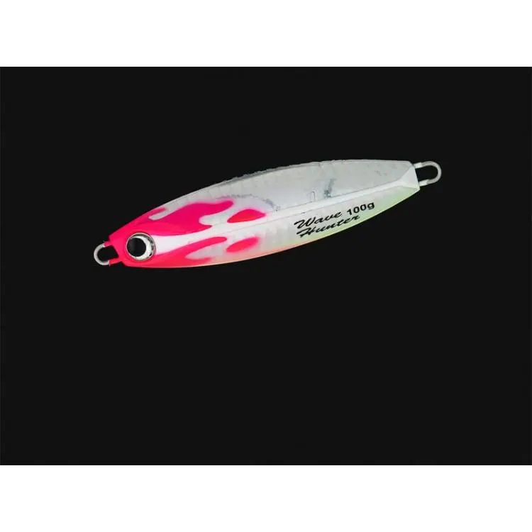 100g Wave Hunter Fishing Jig Metal Lure 85mm - RED