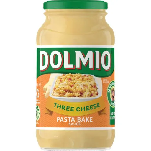 Dolmio Pasta Bake Three Cheese Sauce 490g