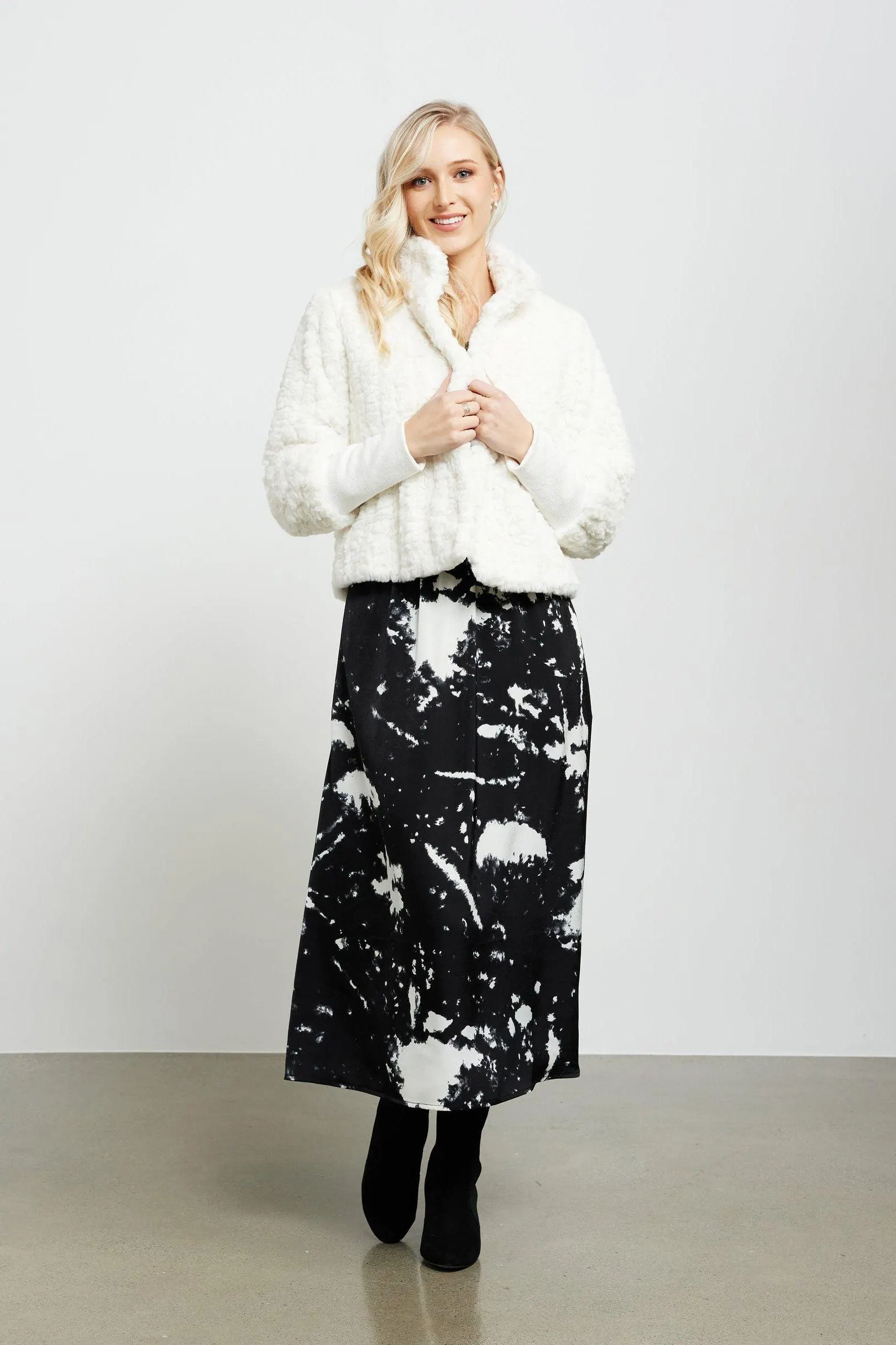 Vintage fur Jacket | Ivory