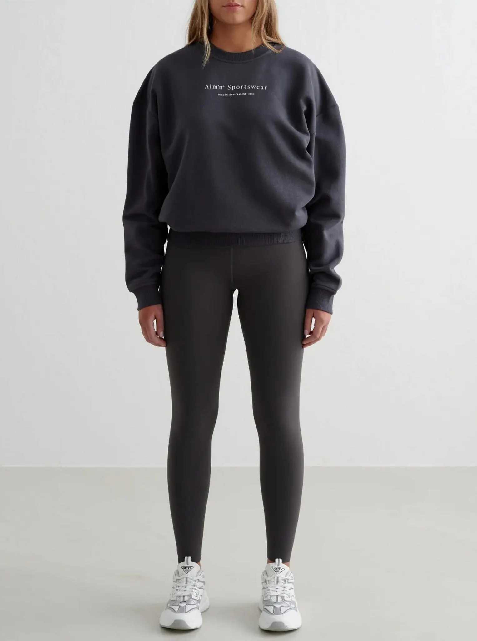 Shadow Grey Serif Sweatshirt