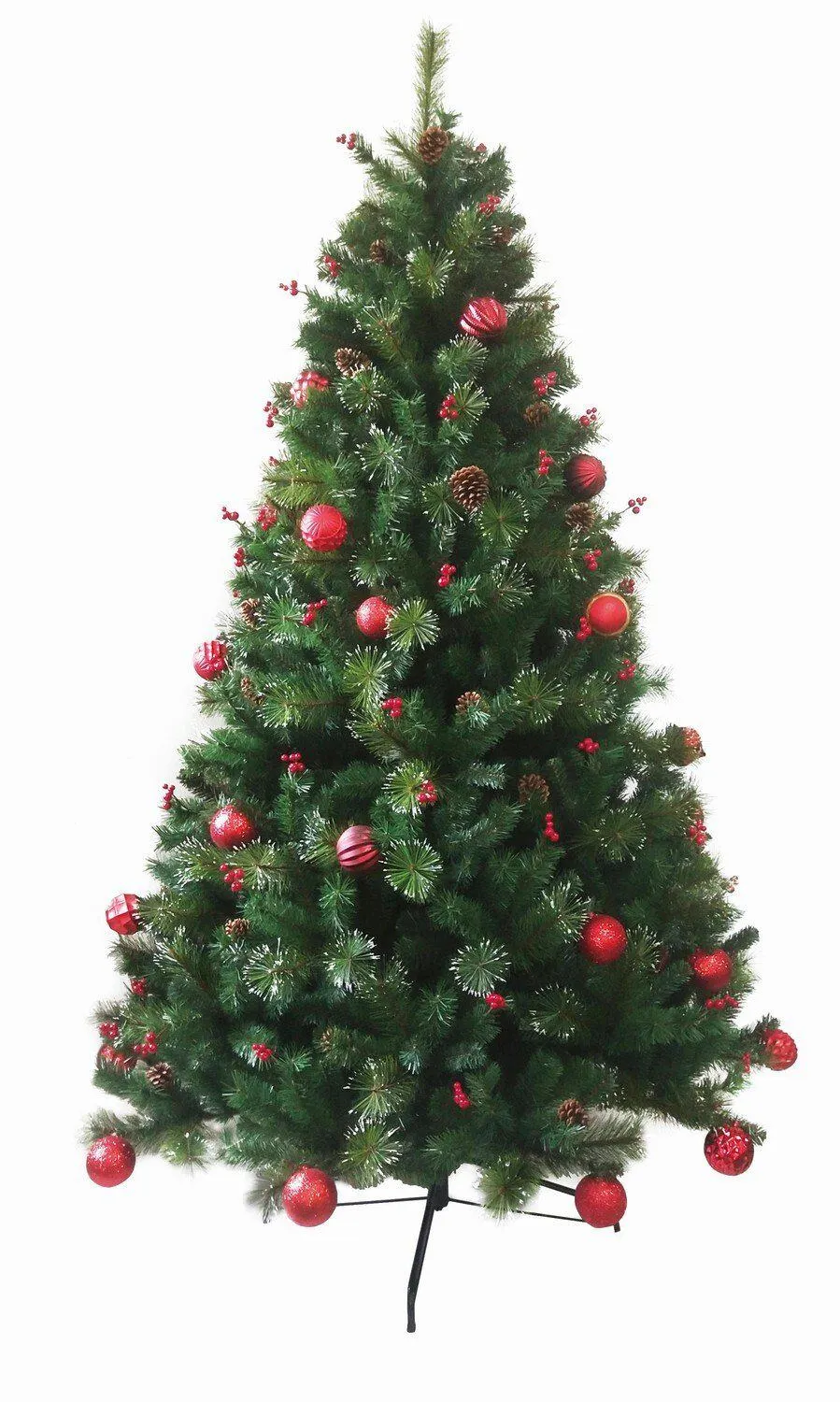 Christmas Tree Decorated 132 x 132 x 228cm