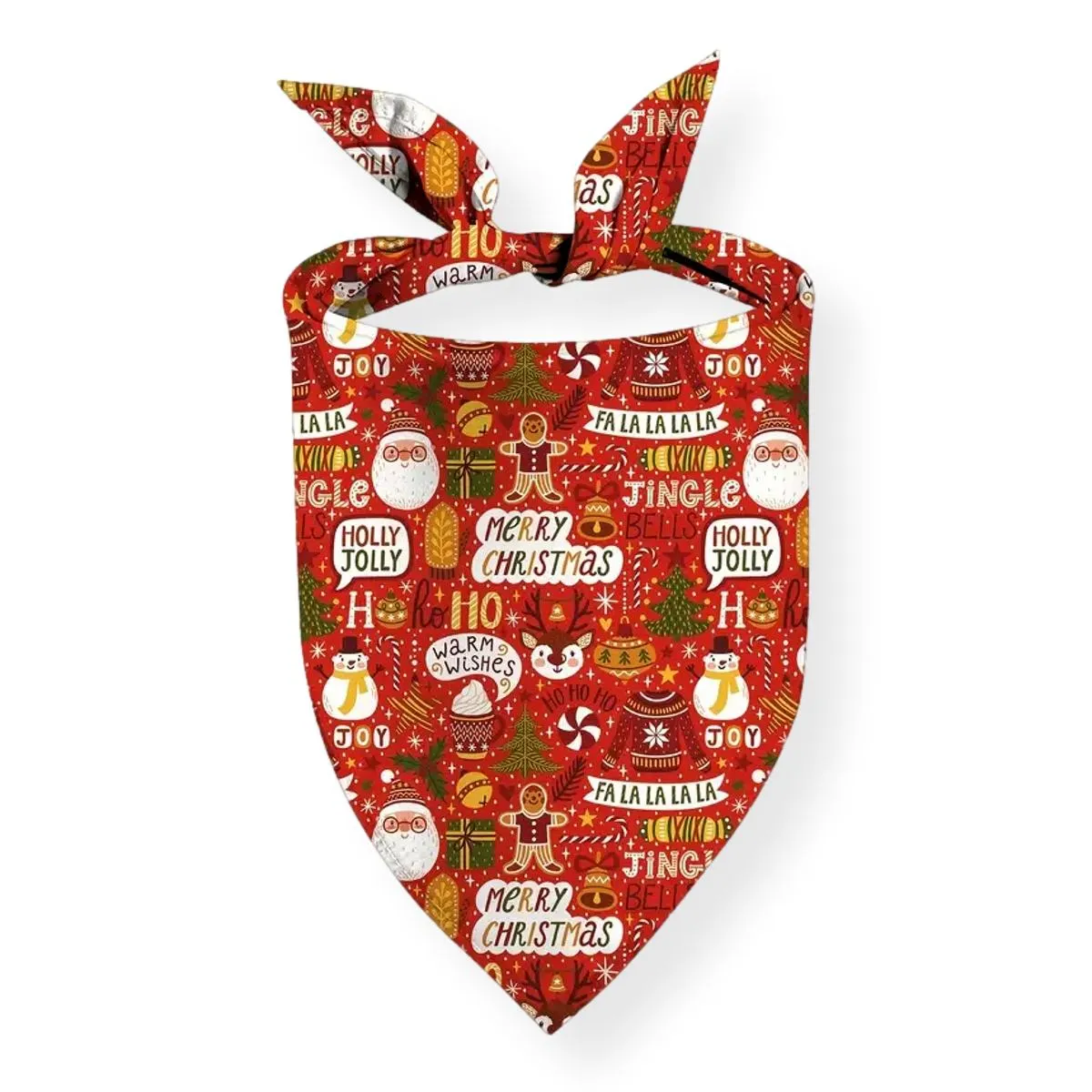 Bark & Bone Festivities Dog Xmas Unhemmed Bandana 65cm