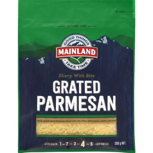 Mainland Grated Parmesan 200g