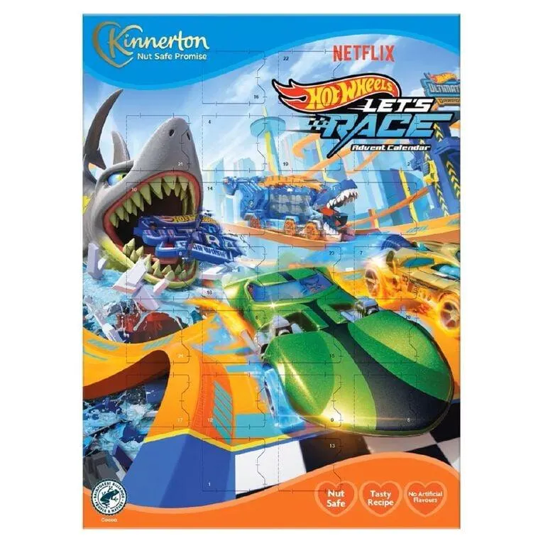 Kinnerton Hot Wheels Advent Calendar 40g