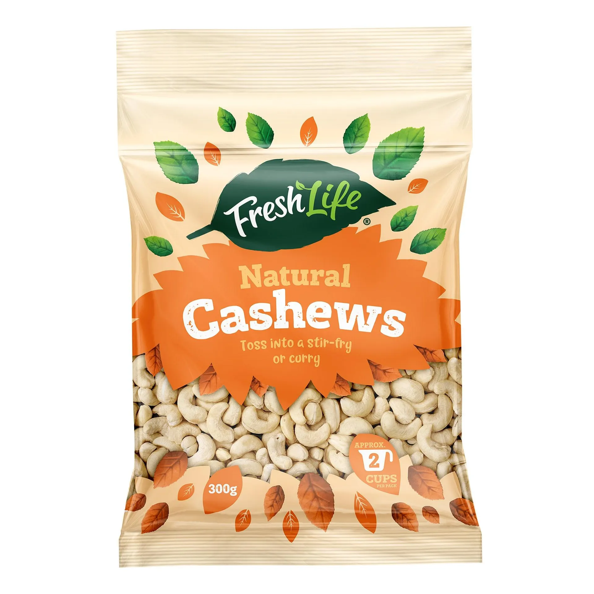 Freshlife Natural Cashews 300g