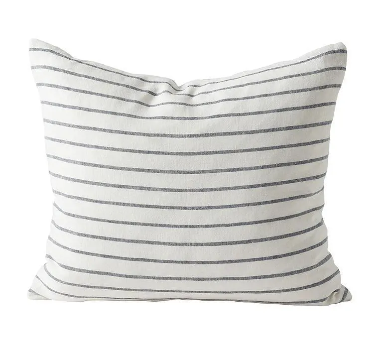 Stripe Linen Rect Cushion Cover 55 x 45cm