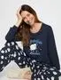 Millers Long Sleeve Printed PJ Set with Drawcord