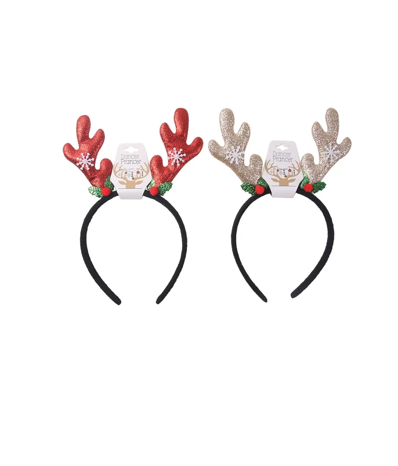 Reindeer Antler Headband Assorted 23 x 17cm