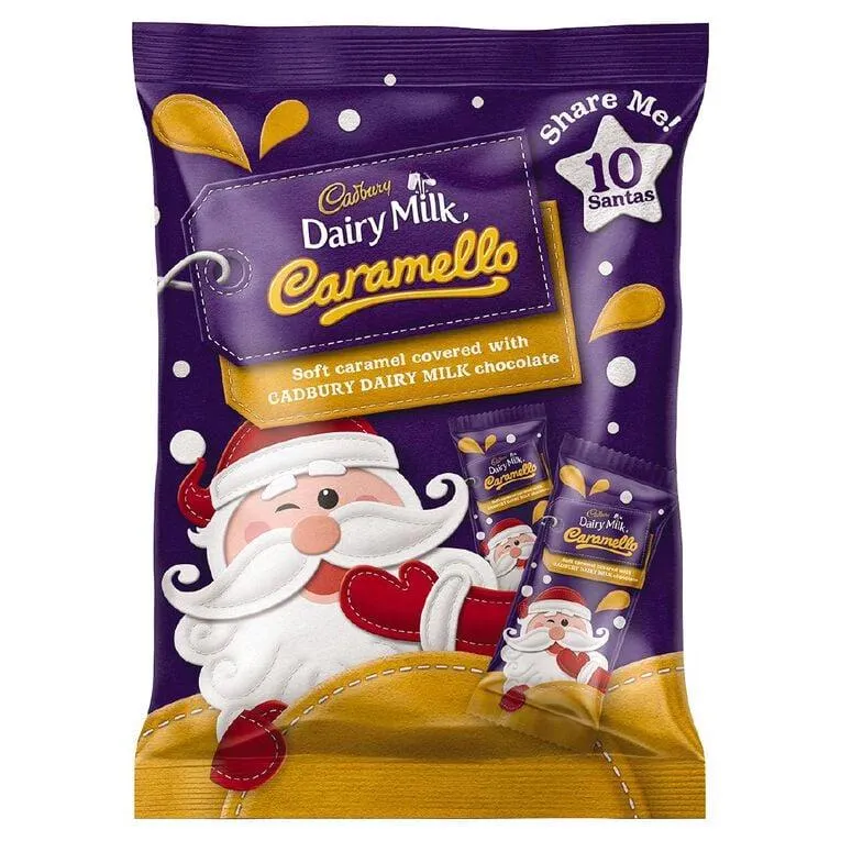 Cadbury Caramello Santa Sharepack 150g