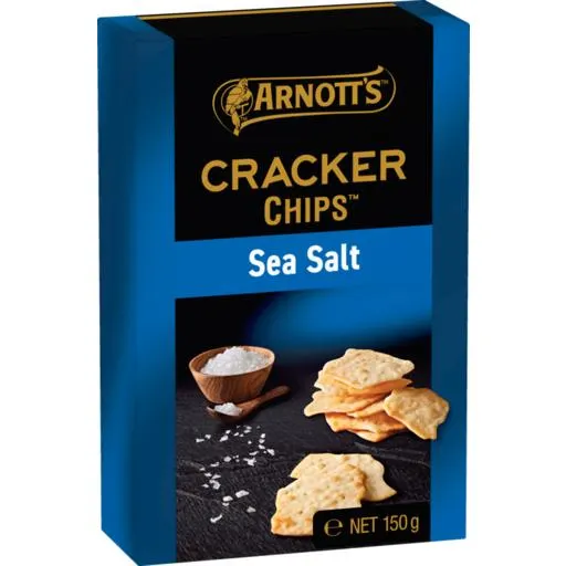 Arnott's Cracker Chips Sea Salt