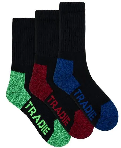 TRADIE Men's Work Sock 3 pack