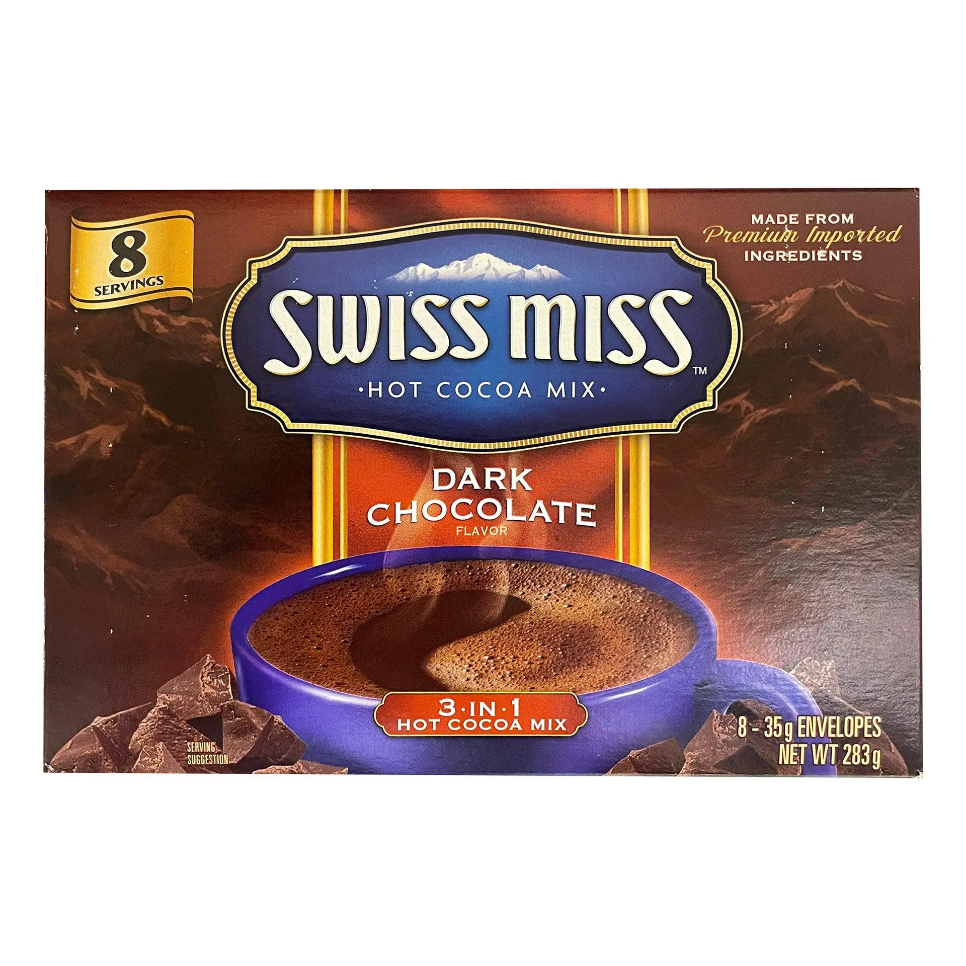 Swiss Miss Dark Choc Drink Mix 8pk