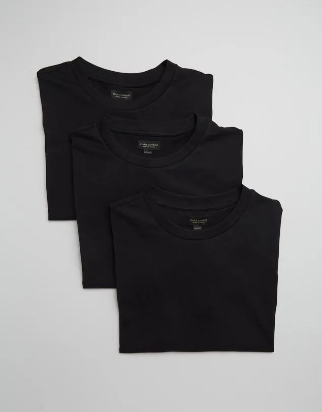 3-Pack Organic Regular Fit Tee