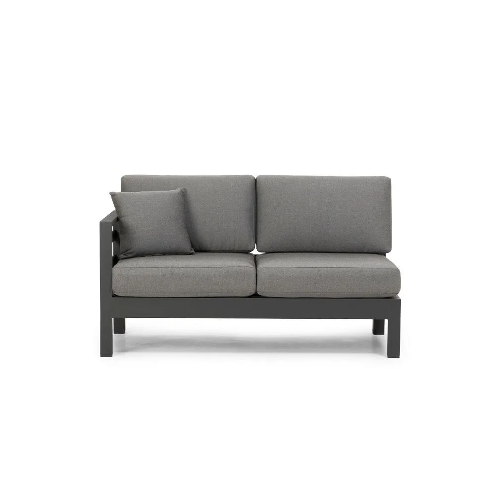 Venus Outdoor Modular 2 Seater - 1 Arm Left Hand Frame, Gunmetal