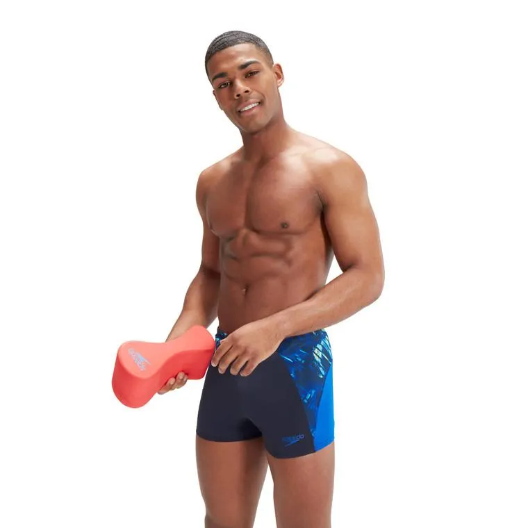 Speedo Mens Eco Endurance+ Splice Aquashort True Navy/True Cobalt