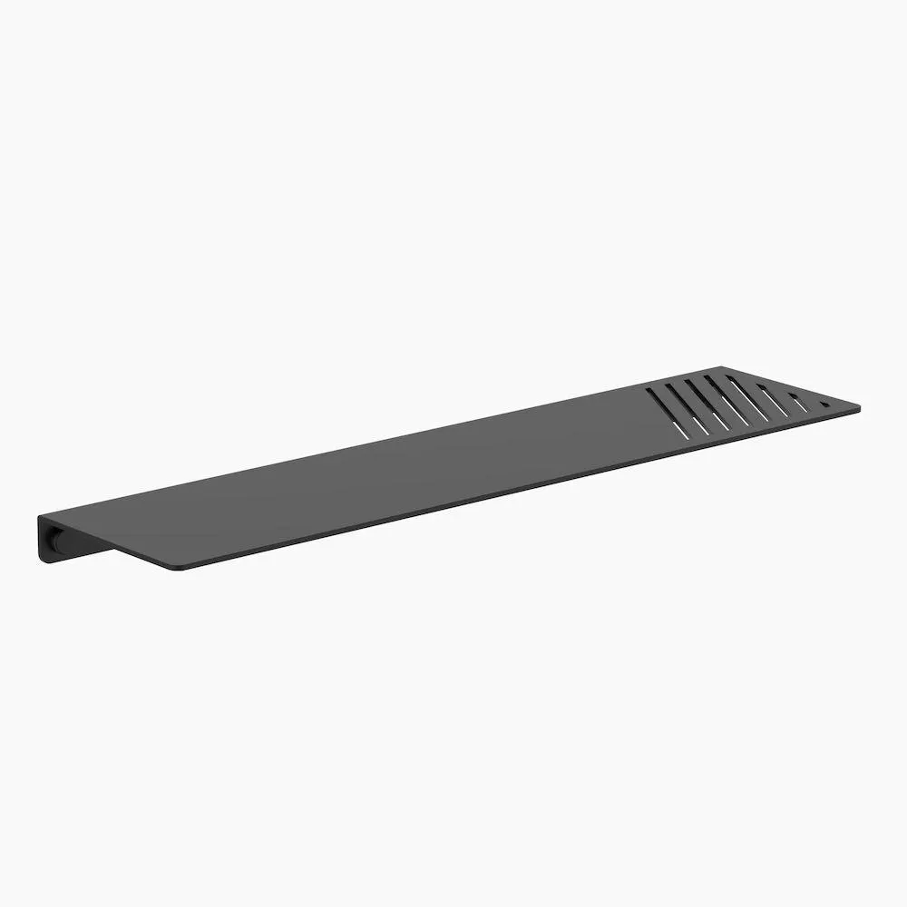 Square Metal Shelf Matte Black CL60030.B
