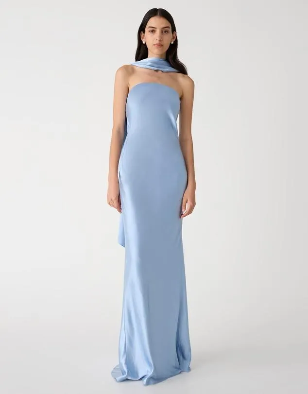 Lilia Sash Neck Maxi Dress