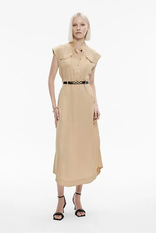 Half Placket Dress