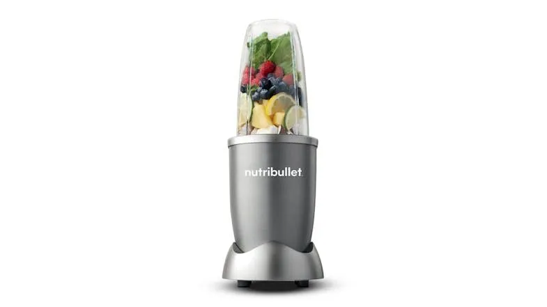 NutriBullet 600W Blender with Extractor Blade - Light Grey (NBR-0507LG)
