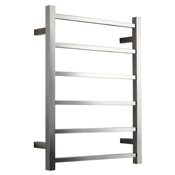 HTLSQ6 Square Heated Towel Rail 6 Bars