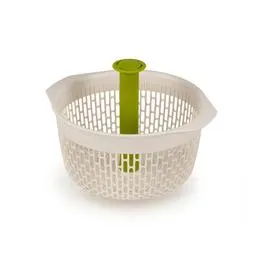 Joseph Joseph Spindola In-Sink Salad Spinner Colander, White