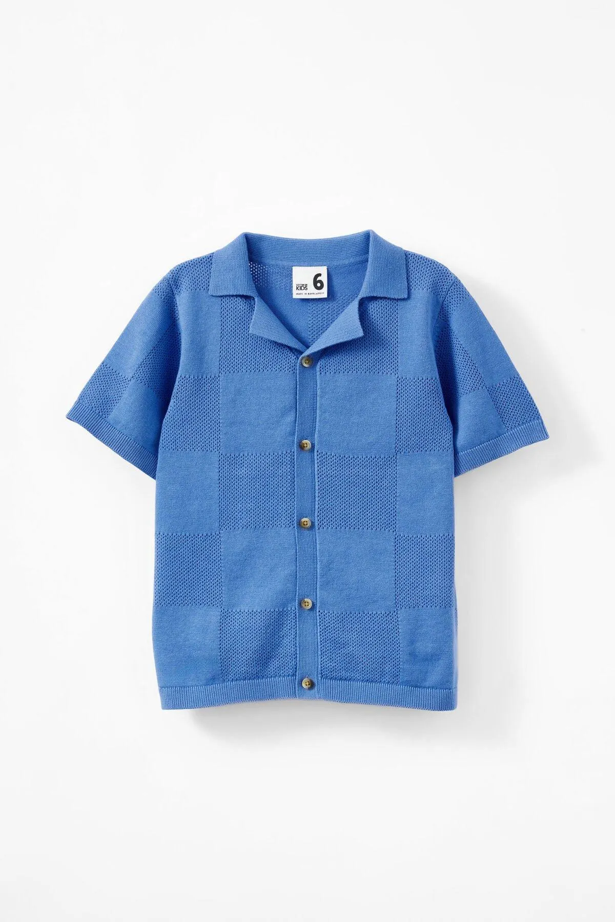 Knitted Short Sleeve Shirt