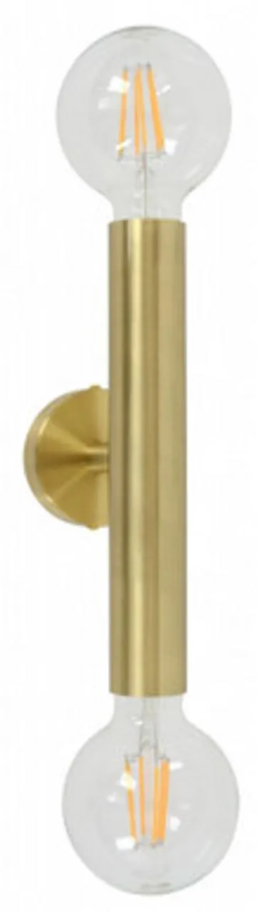 Piero 2 Light Wall Light Brass