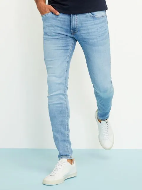 JACK AND JONES Liam Skinny Jean In Light Blue