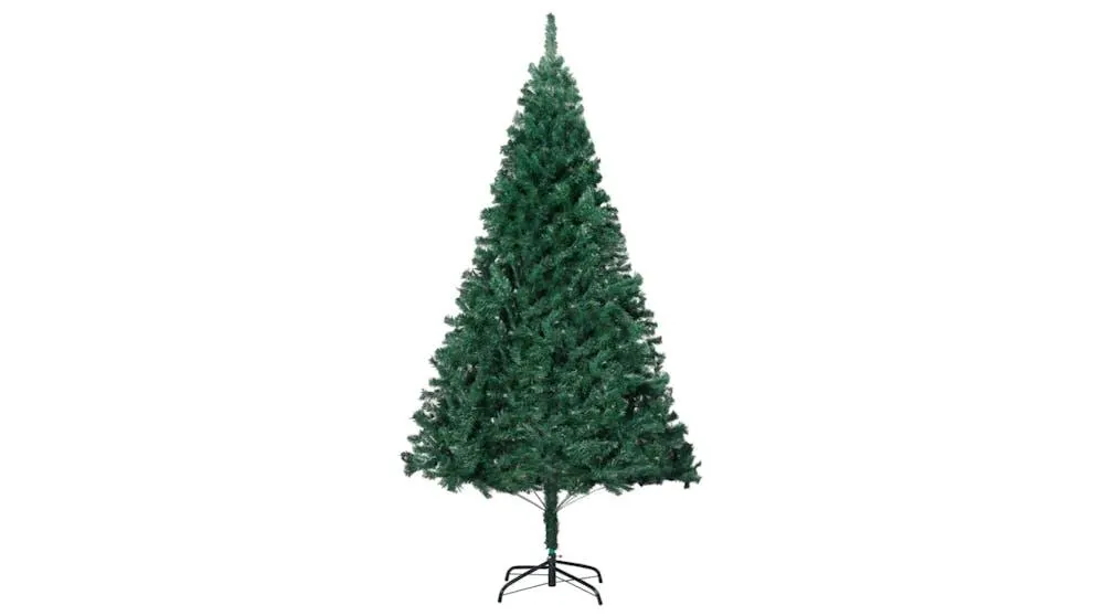 vidaXL Green Artificial Christmas Tree with Thick Branches PVC