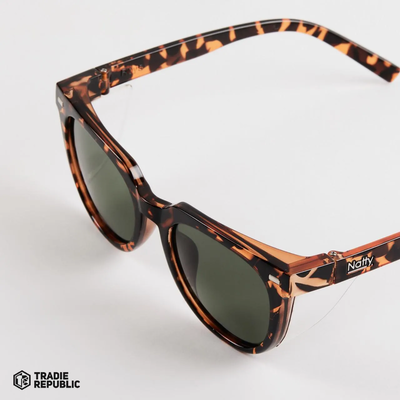 Natty Workwear Roys Tortoise Polarised Safety Glasses