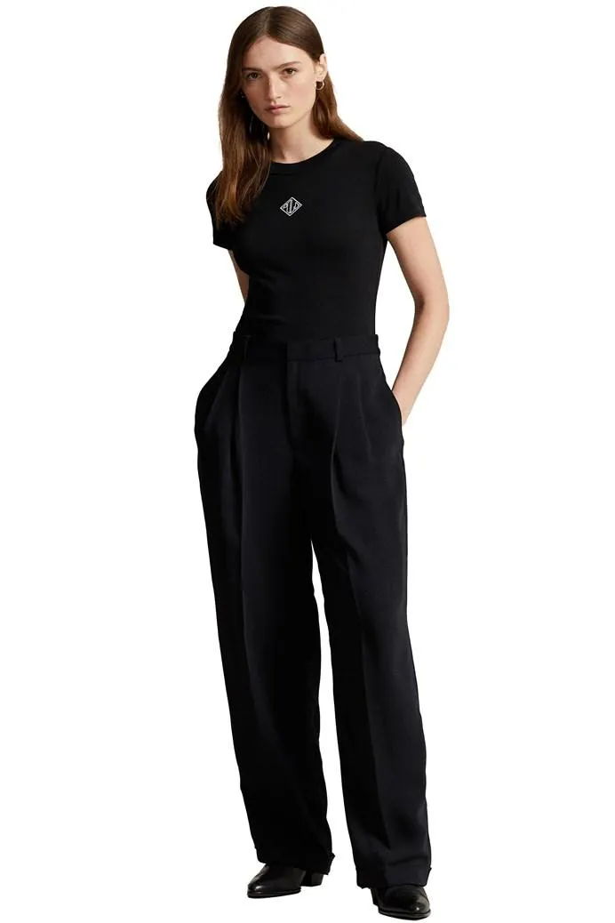 Logo-Embroidered Jersey Tee