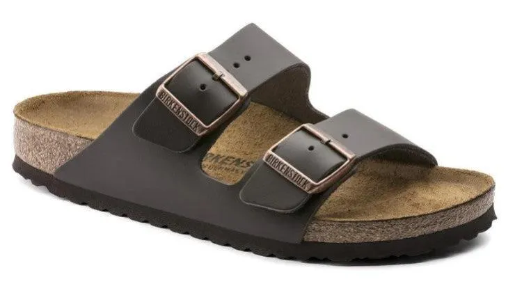 BIRKENSTOCK ARIZONA SMOOTH LEATHER (REGULAR) DARK BROWN