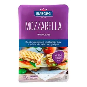 Emborg Mozzarella Slices 150g
