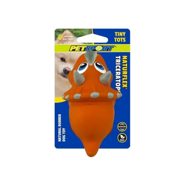 NaturFlex Tiny Tots Triceratops 10cm