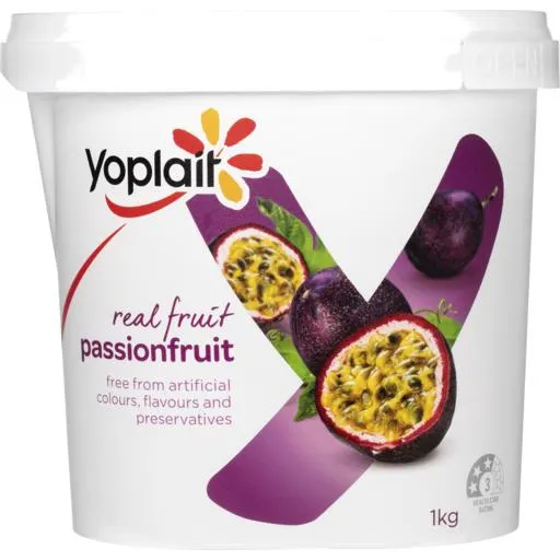 Yoplait Yoghurt Passionfruit 1kg